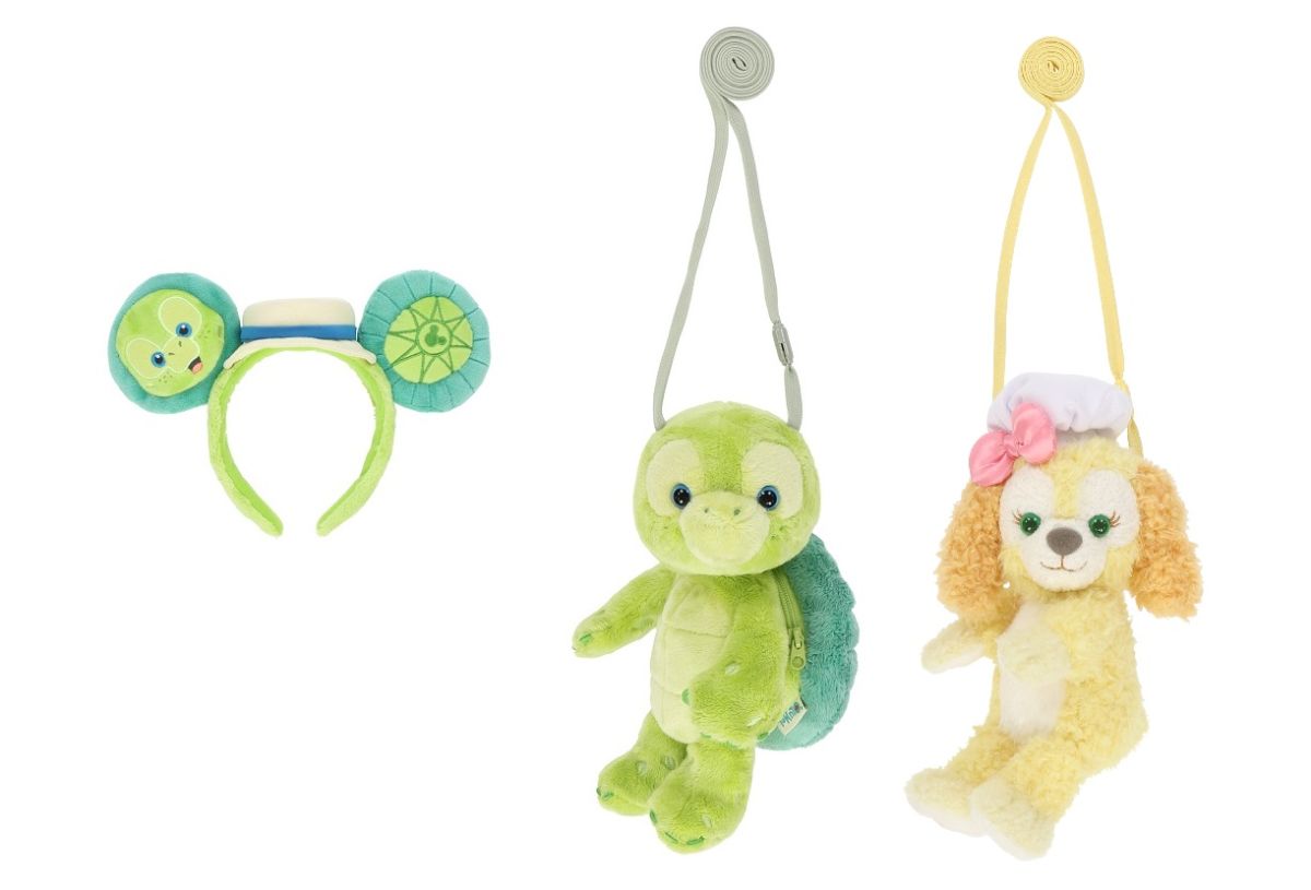 カチューシャ(オル・メル)」2000円、「ショルダーバッグ(オル・メル）」