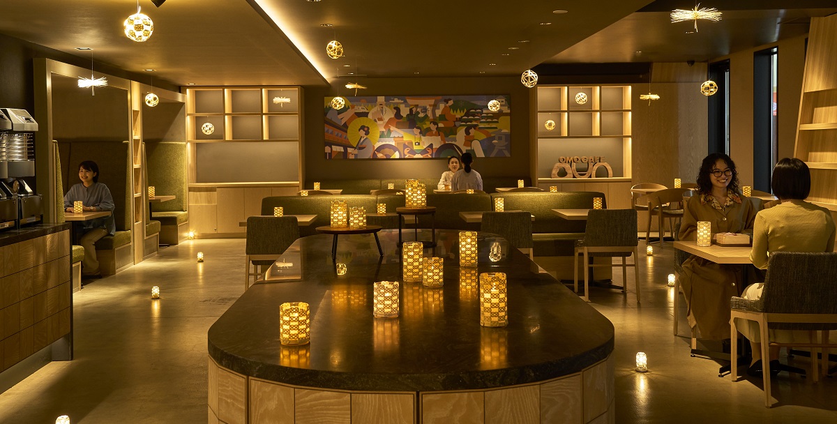 「OMO5金沢片町(おも) by 星野リゾート」に加賀水引をテーマにした夜カフェ「水引夜灯りカフェ」が誕生