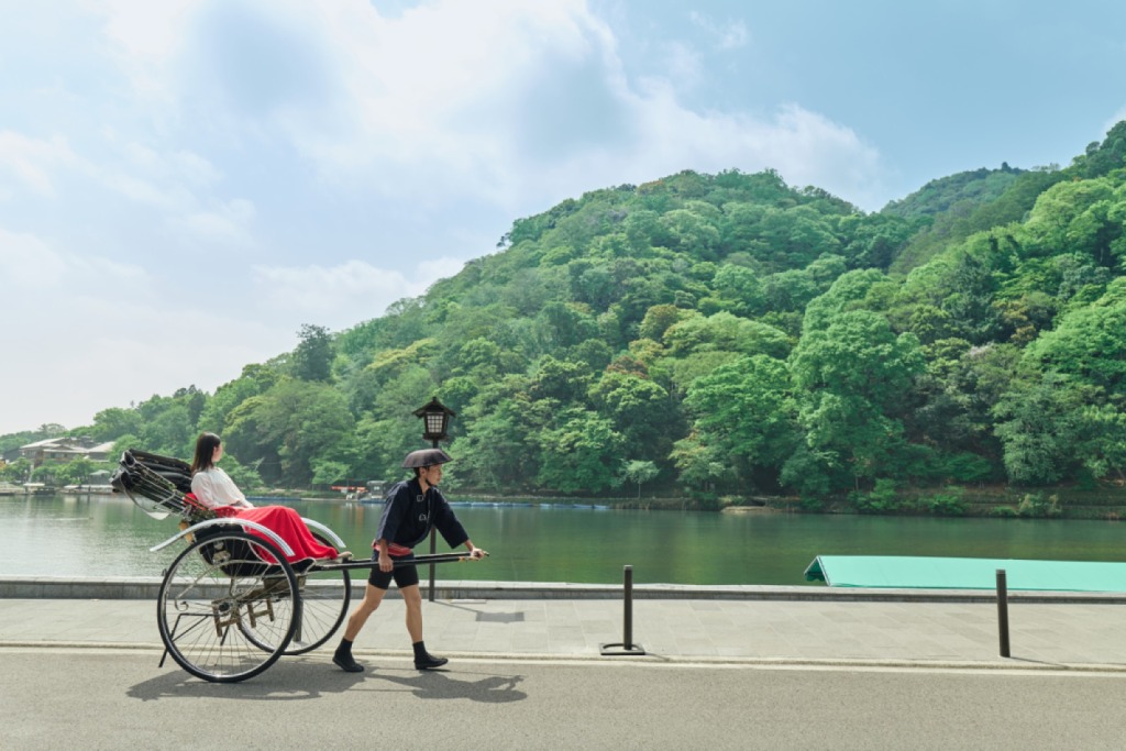 人力車の無料送迎サービス／©翠嵐 ラグジュアリーコレクションホテル 京都