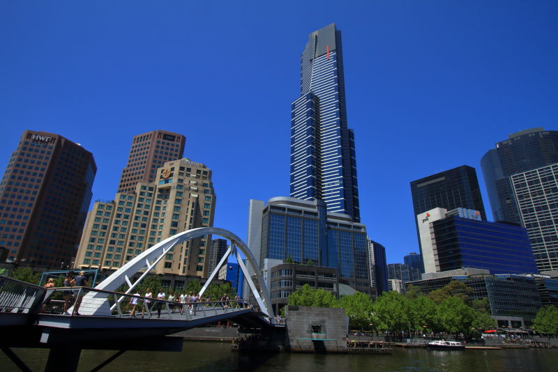 フリンダース・ストリート駅から徒歩5分ほど