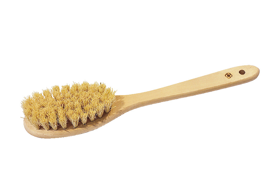 フィンランドの木 を使った、高品質 のサウナ用ボディ ブラシ。€24.90