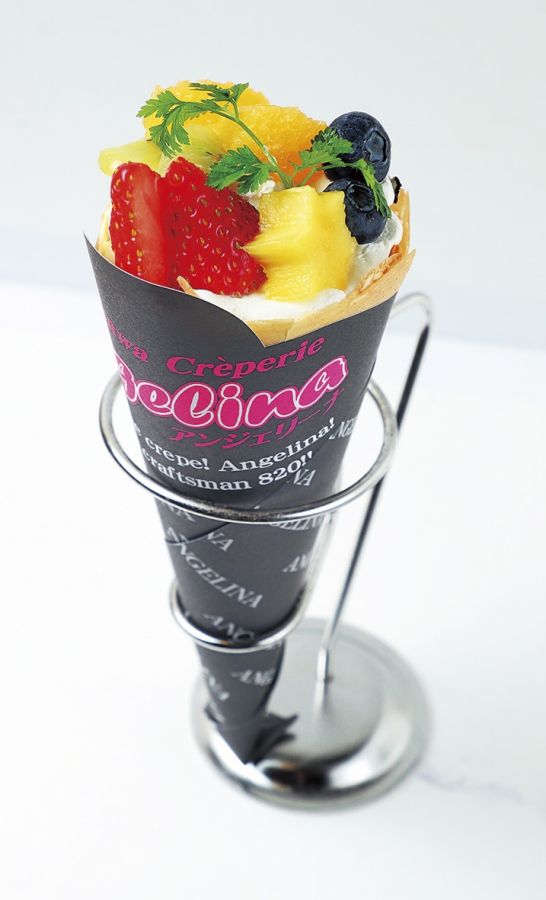 「クレープリー・アンジェリーナ軽井沢」のクレープ800円