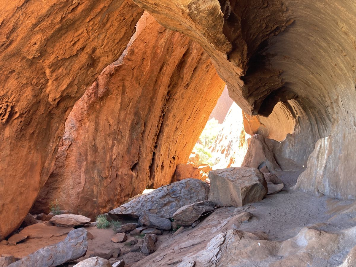 アボリジナルピープルの生活や文化の痕跡があちこちに