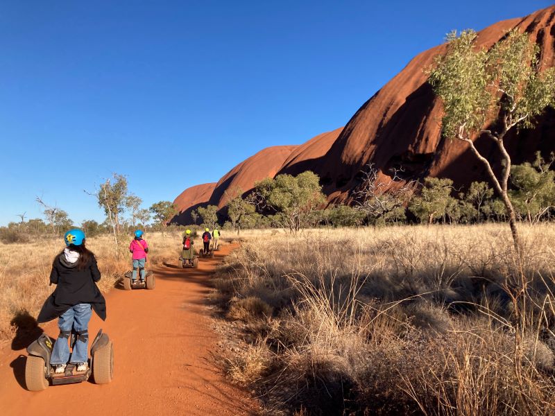 散策路をセグウェイで走れば爽快感抜群！