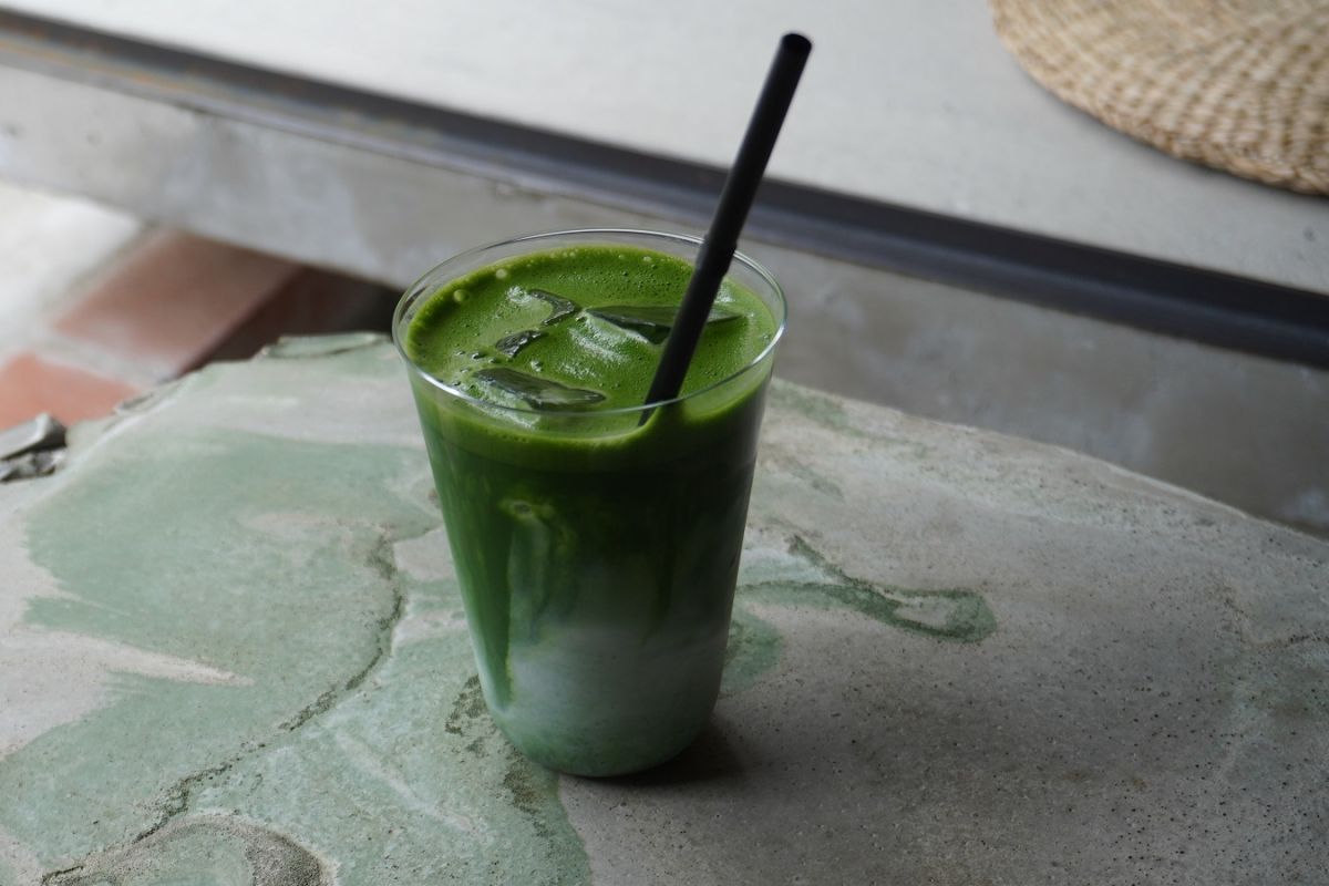 抹茶ラテ アイス　750円