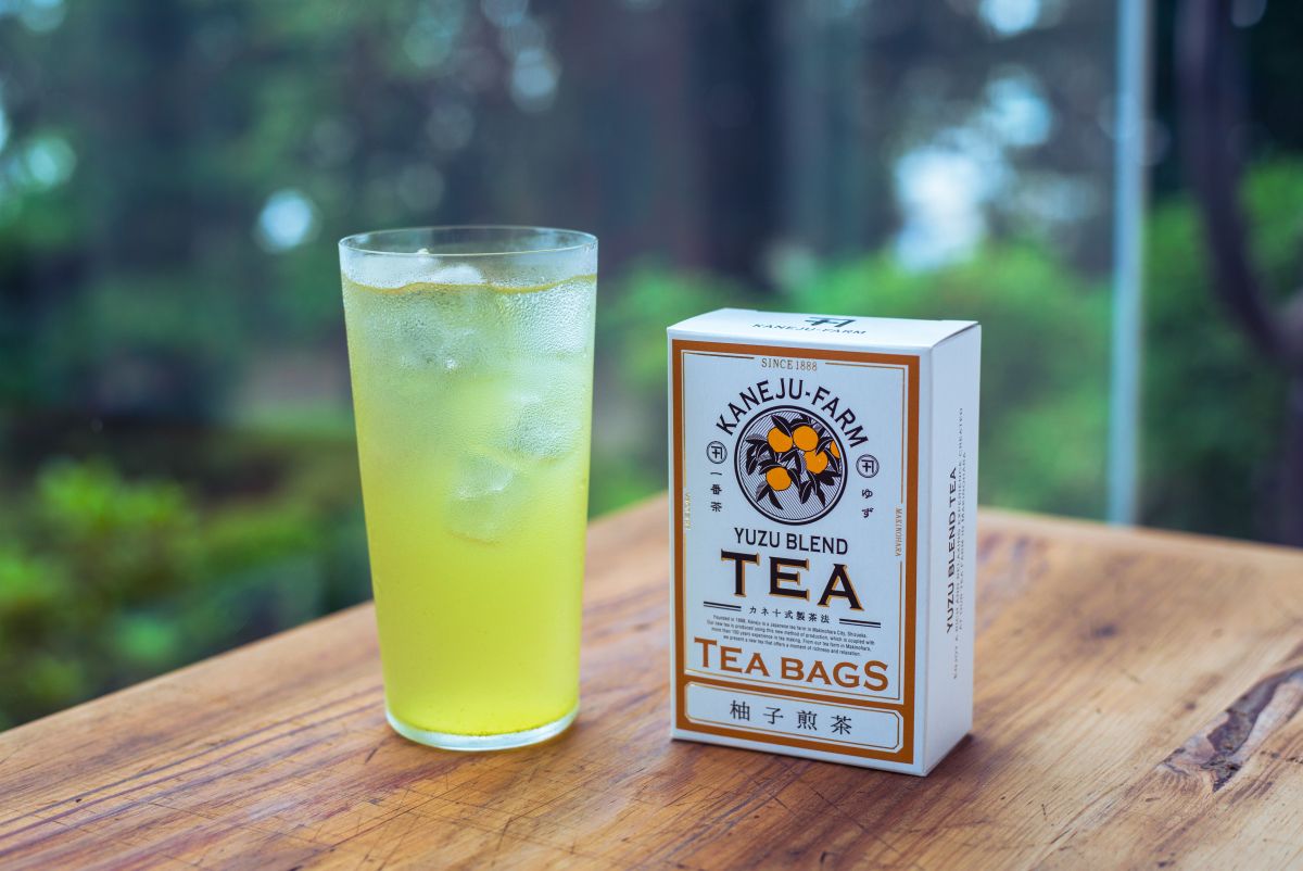 「柚煎茶」800円、「柚煎茶ティーバッグ」1200円