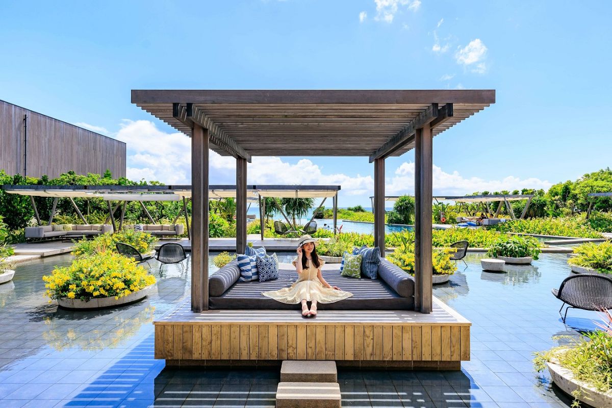 水深の異なるエリアがパズルのように組み合わされている