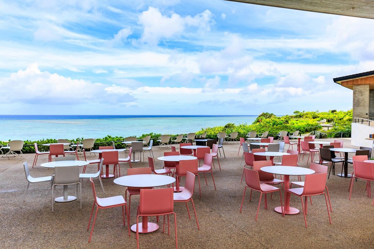 目の前に広がる海に感動！