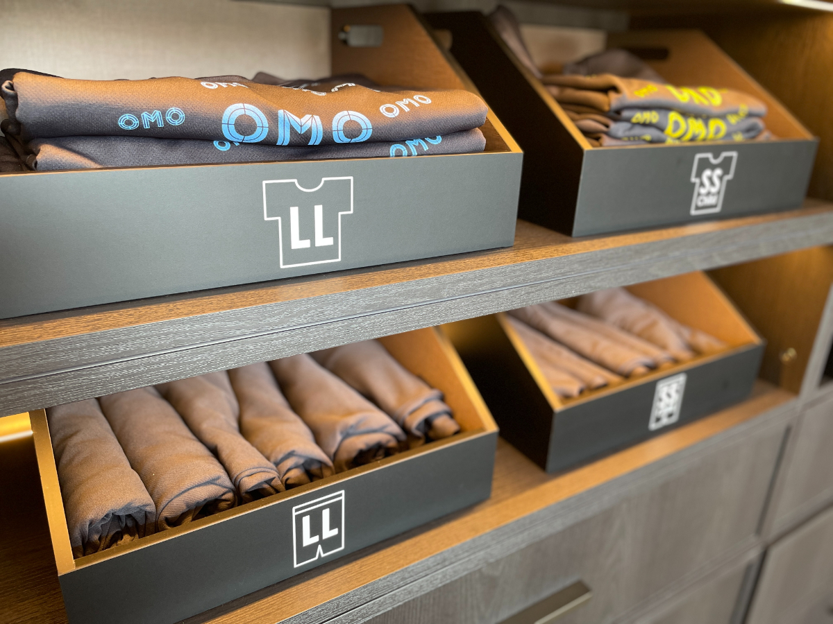 レンタルできるルームウエアはSS～Lまで4サイズ用意