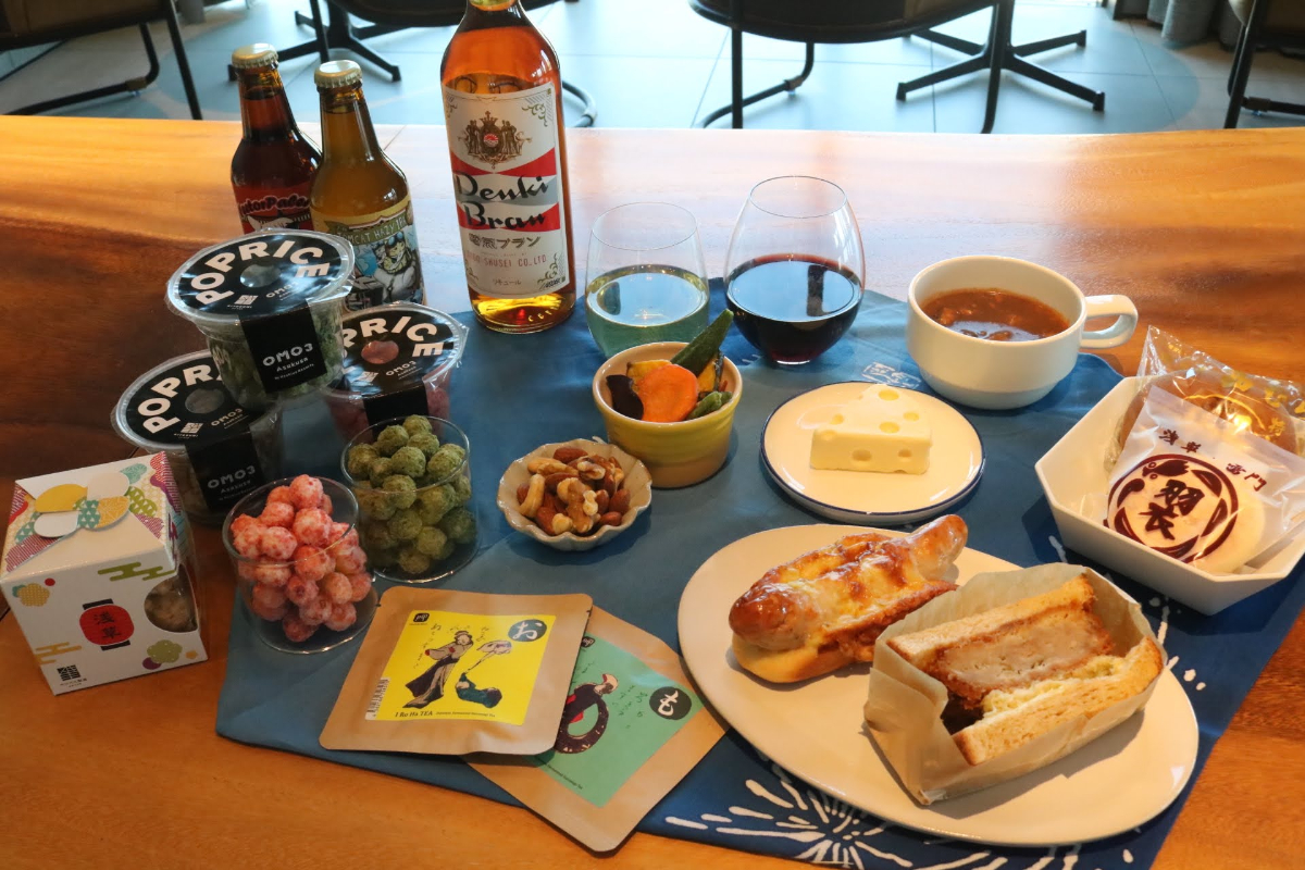「OMO Food＆Drink Station」の提供メニューイメージ