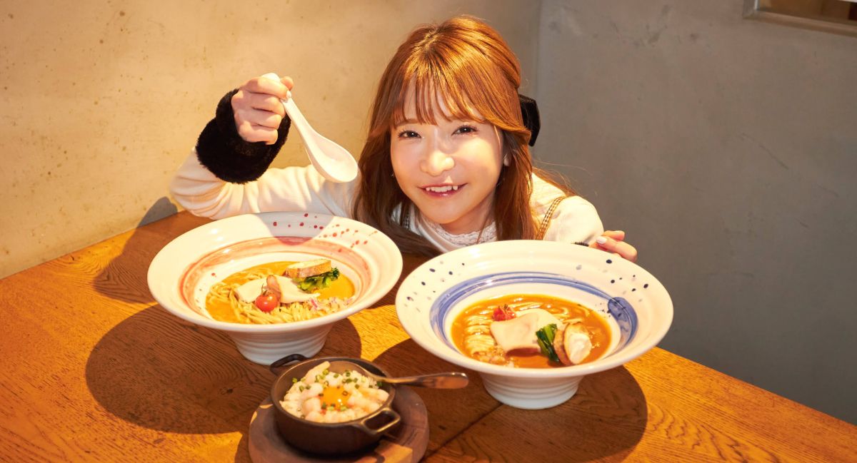 神保町「海老丸らーめん」の超濃厚！飲むオマール海老ラーメン【大食いアイドルもえのあずきの絶品グルメ69】