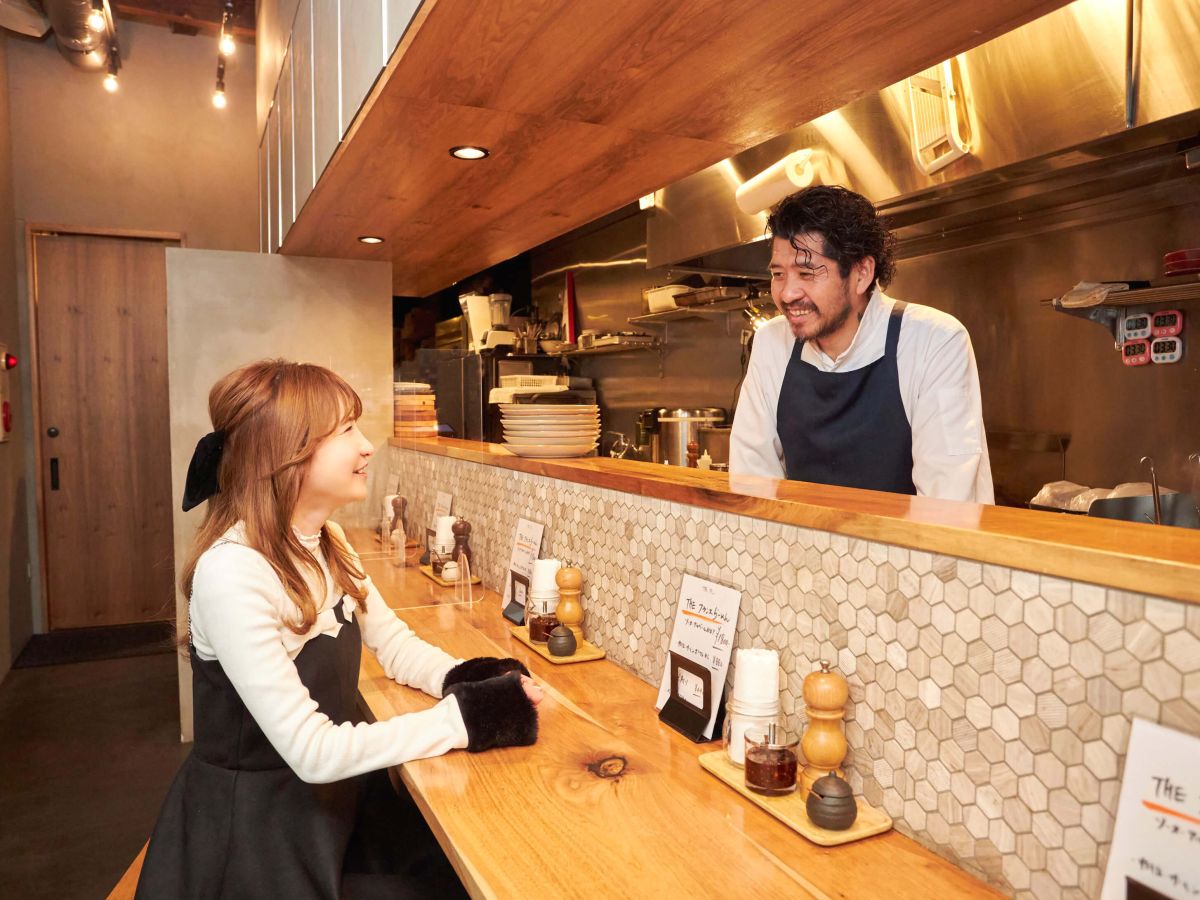 シェフのMASA（長坂将志）さんとパチリ♪ 東京・西麻布でフレンチレストランを経営する現役のフレンチシェフです