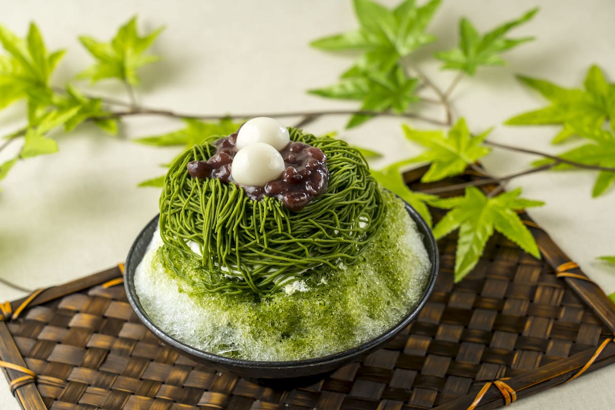 「和もんぶらん氷 抹茶」1980円