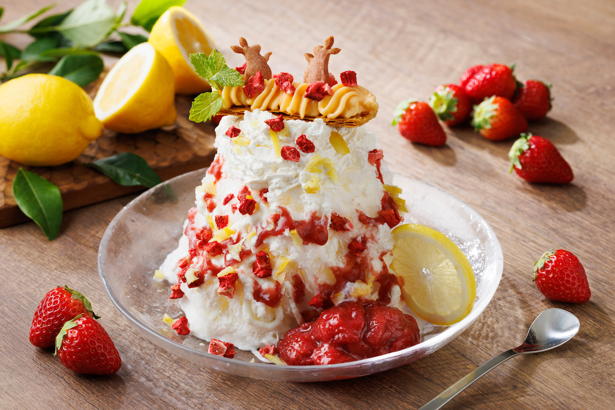 「ICHIBIKOかき氷（いちごとうさレモン）」1500円