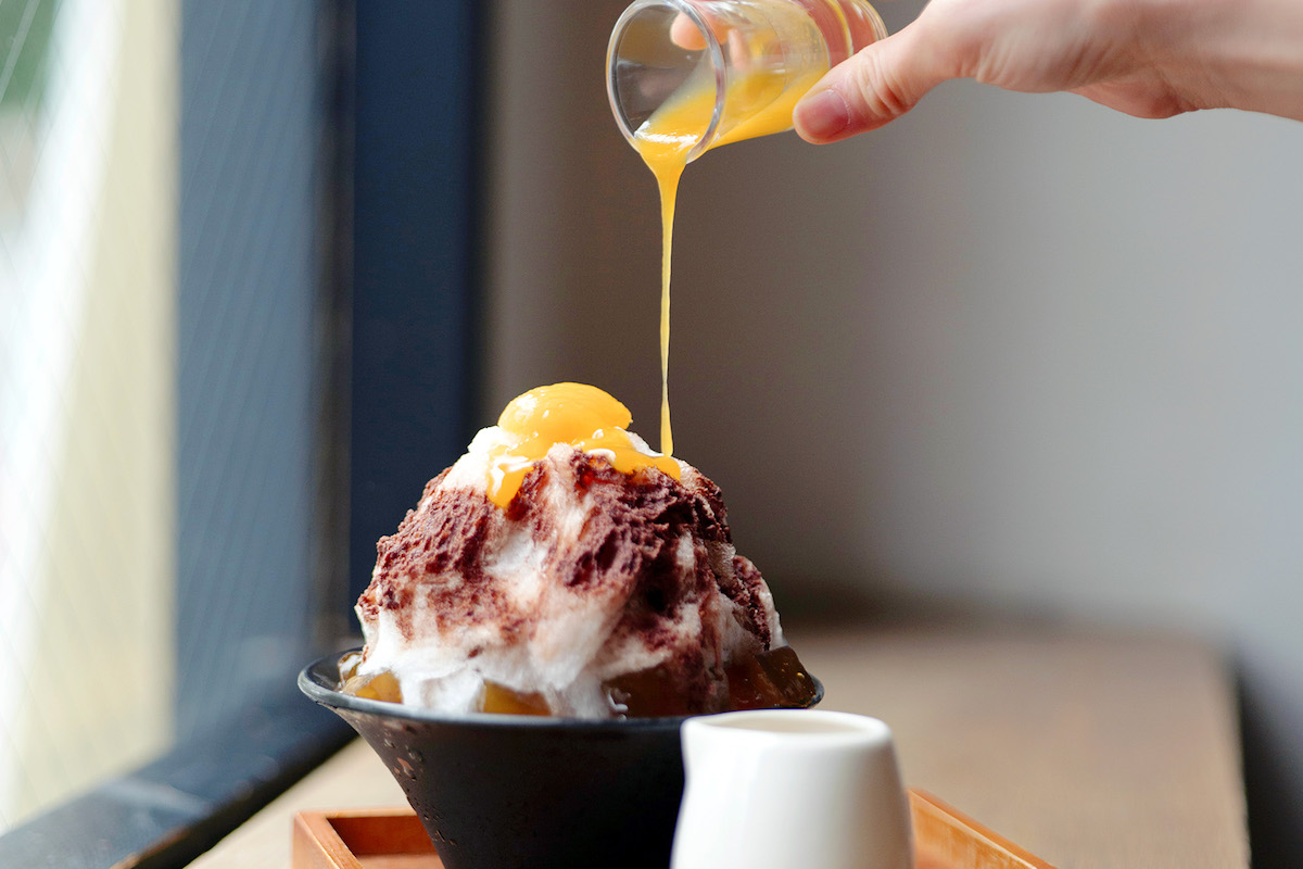 「チョコレートかき氷」1100円