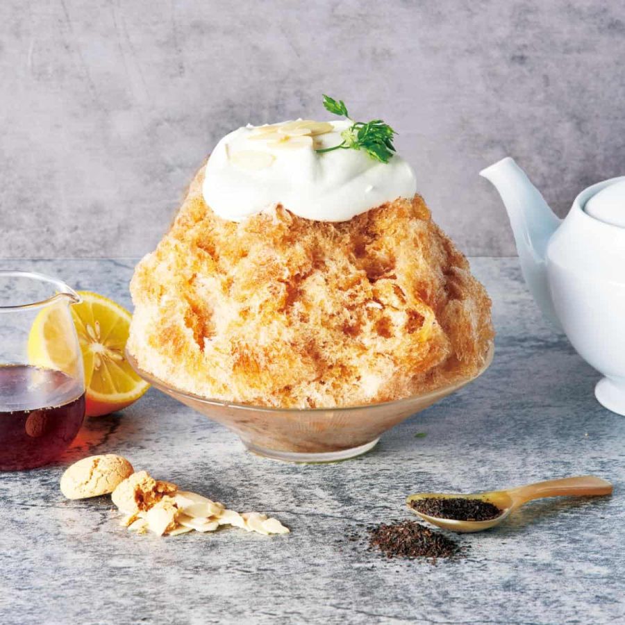 「茶氷 レアチーズアールグレイ」（ほうじ茶付き）1300円 ※販売期間：8月14日（月）までを予定