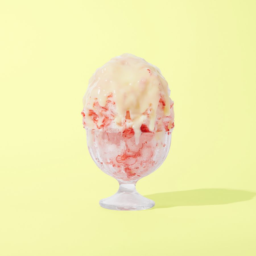 「ウかき氷」レギュラー（練乳＆甜菜糖シロップ）880円