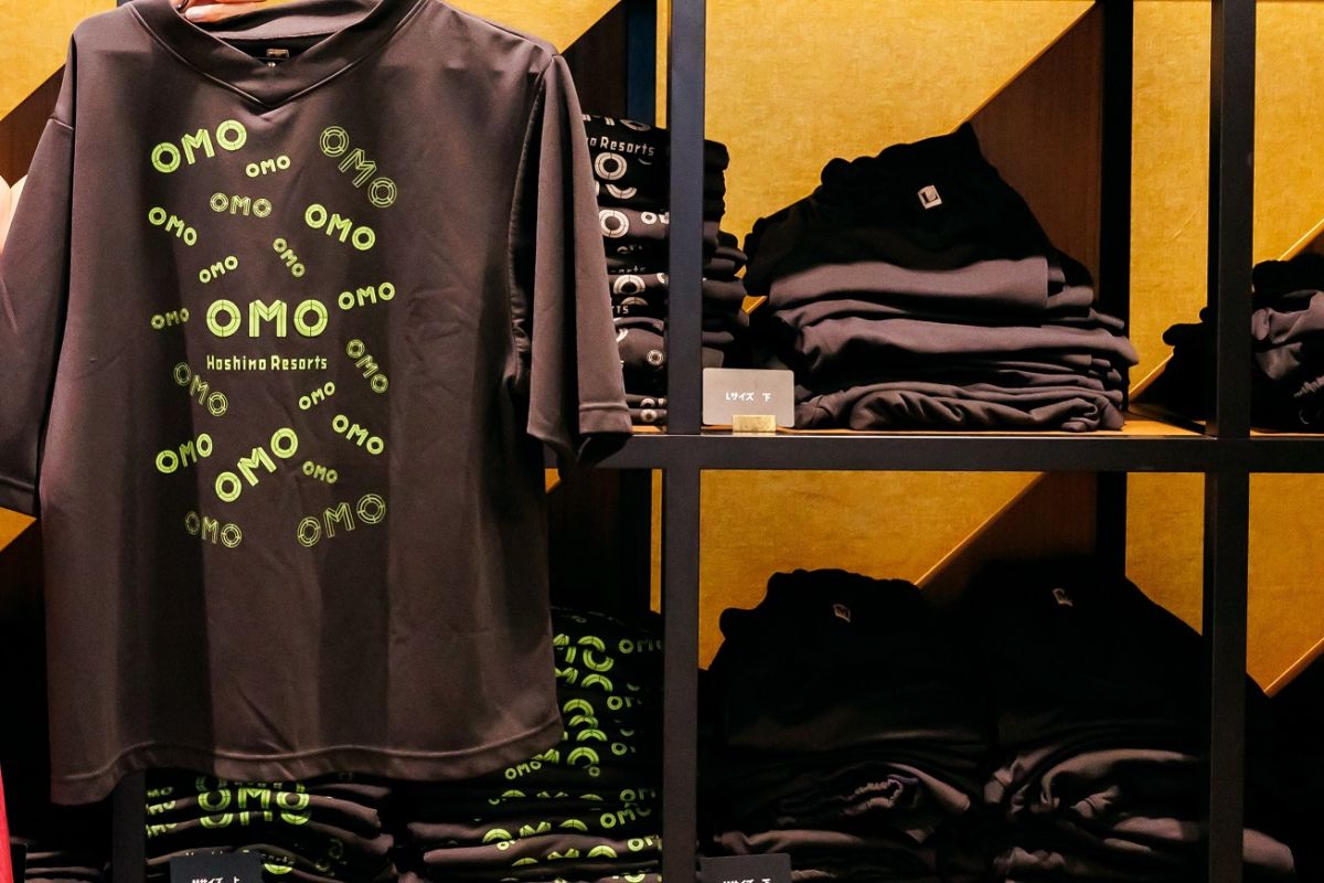 部屋着はM・L・LLの3サイズ展開。男女兼用サイズなので163㎝の私はMを着用