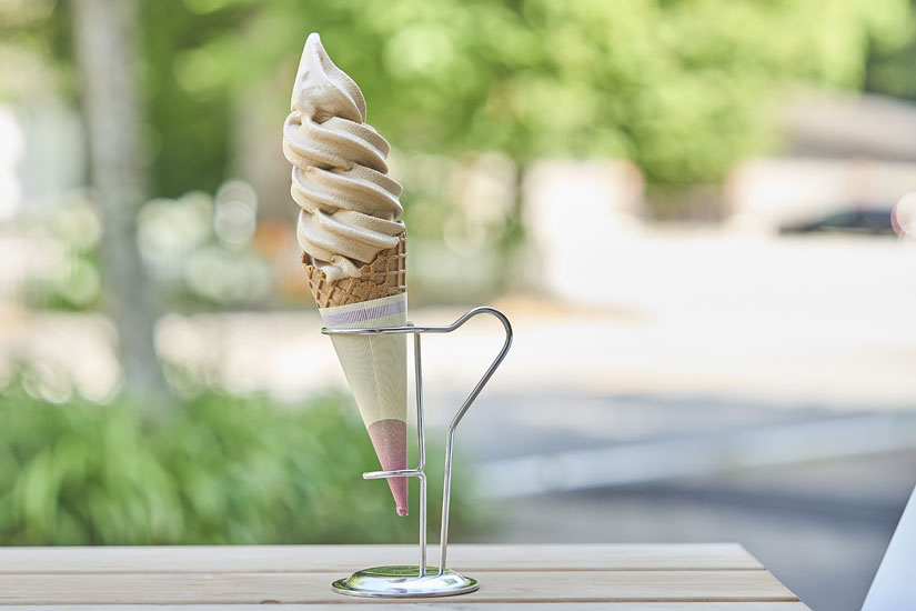 コーヒー好きにぜひ味わってほしい、ロースターズモカソフト734円