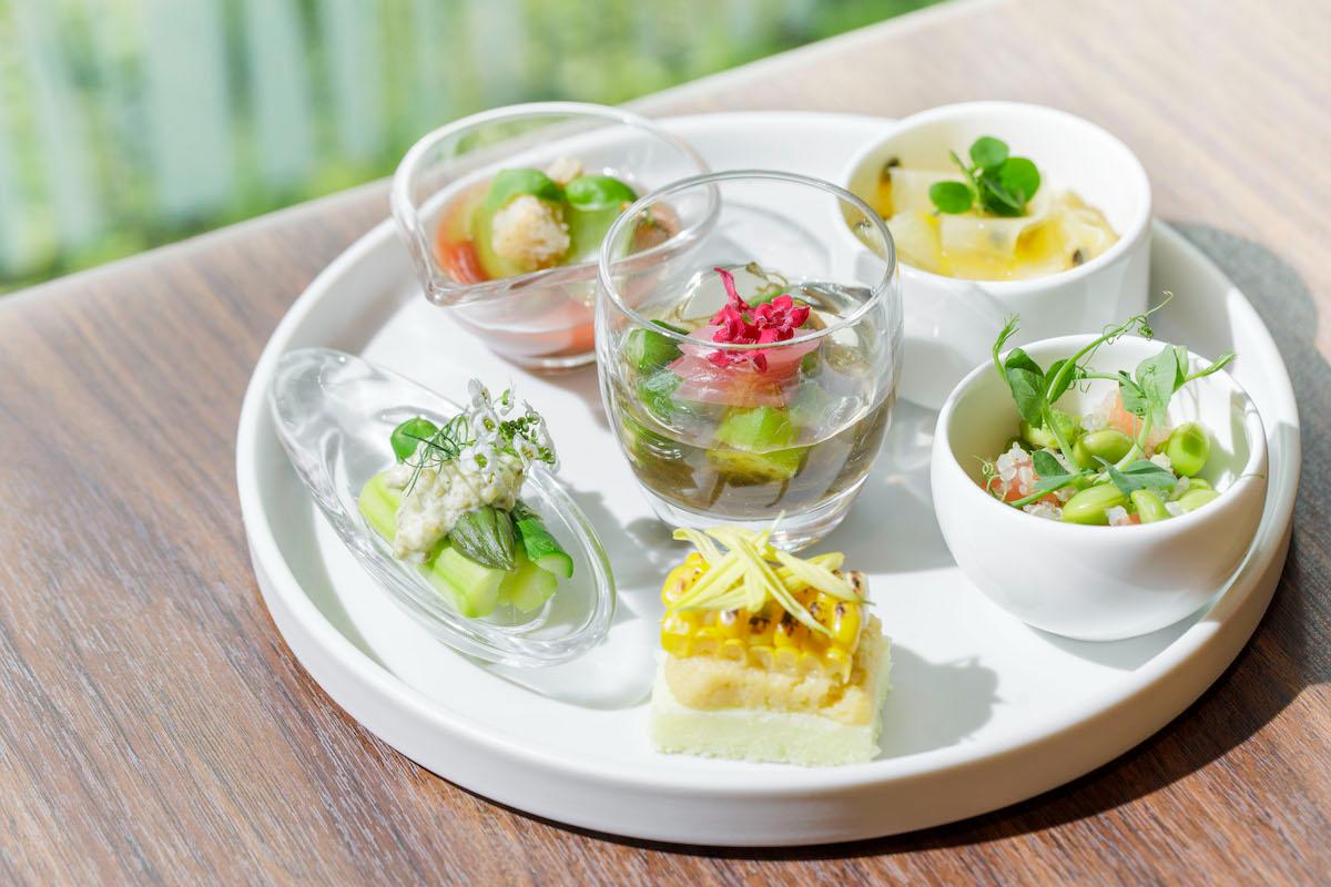 Wellness Lunch Course 4400円(税込）の前菜