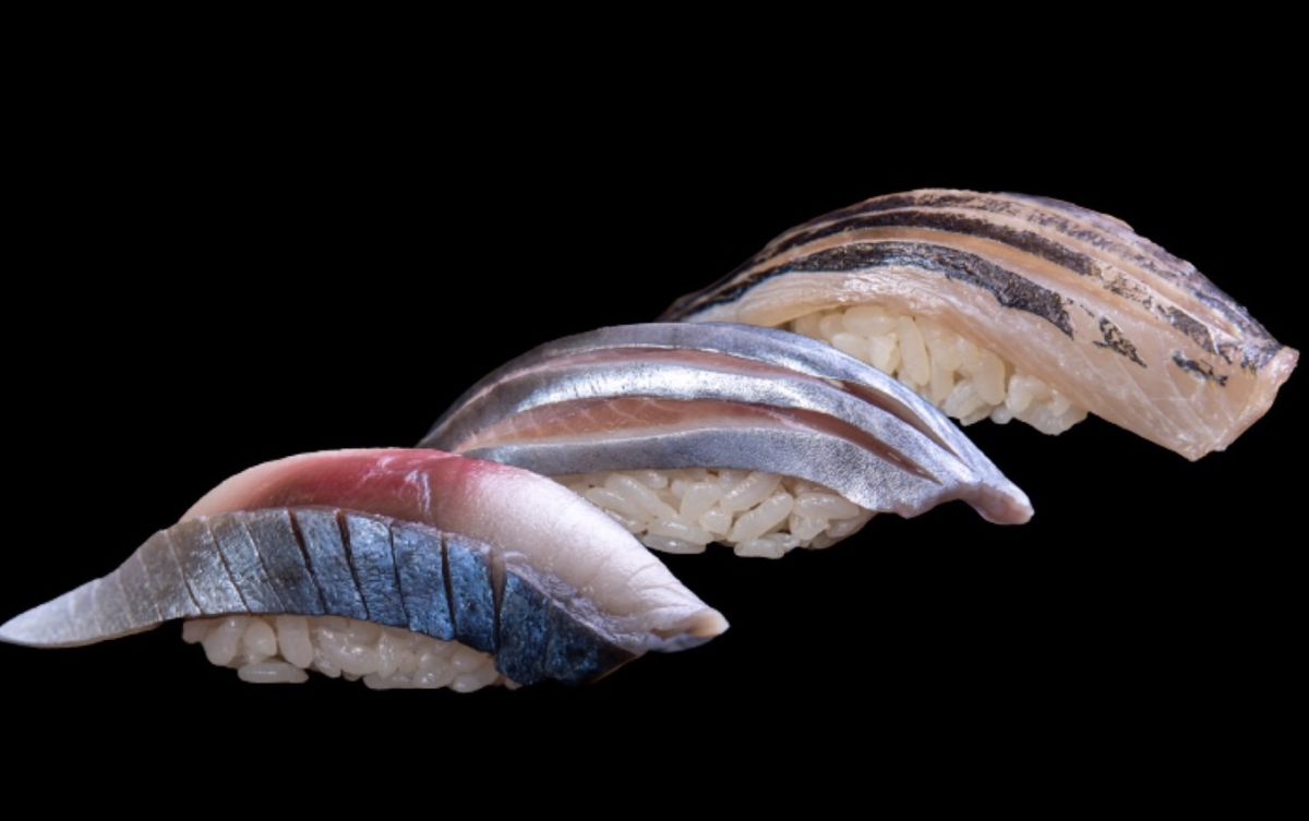 左からシメサバ、ニシン、アジ