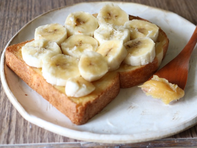 柚味噌バナナトースト