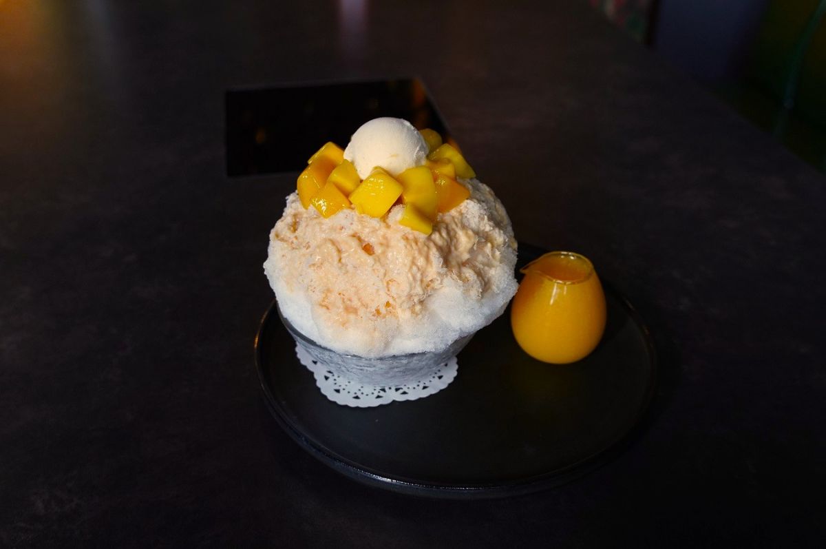 「マンゴーミルクごおり」1600円