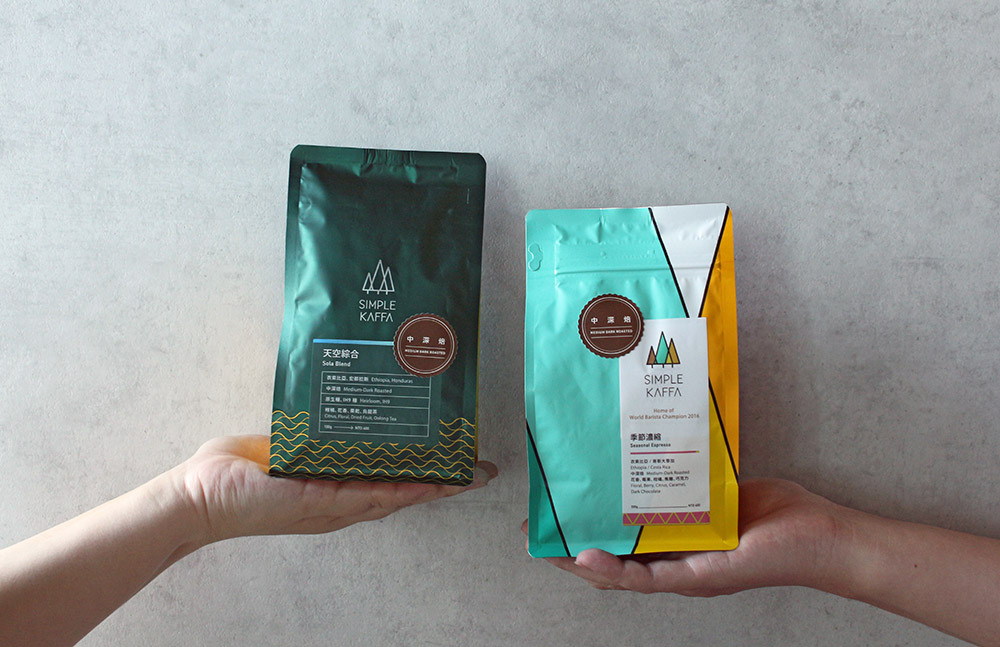 天空綜合(右)100g NT$400 　季節濃縮200g NT$500