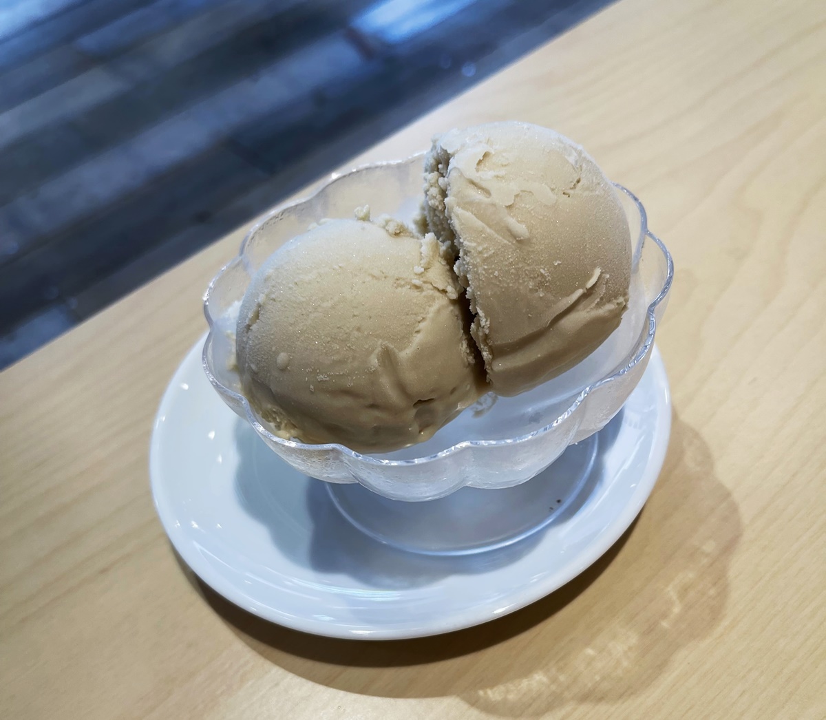 「wellbeans×ハンデルスベーゲンのオリジナル豆乳アイス」650円