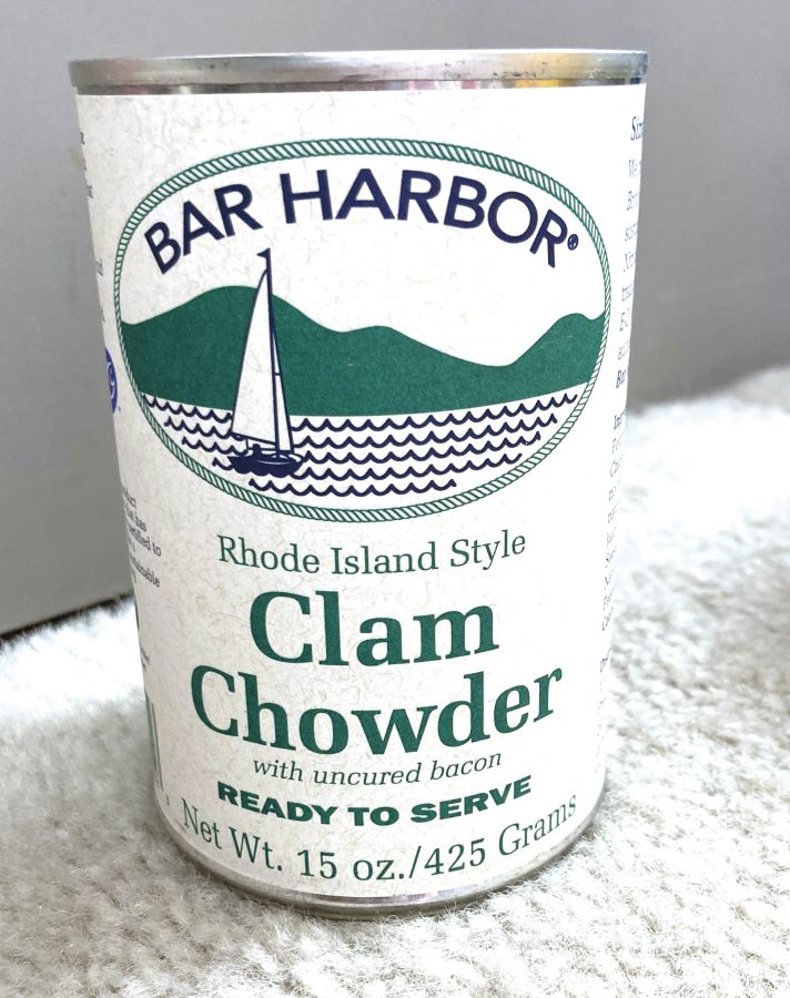 Bar Harbor Clam Chowder（D）$6.49