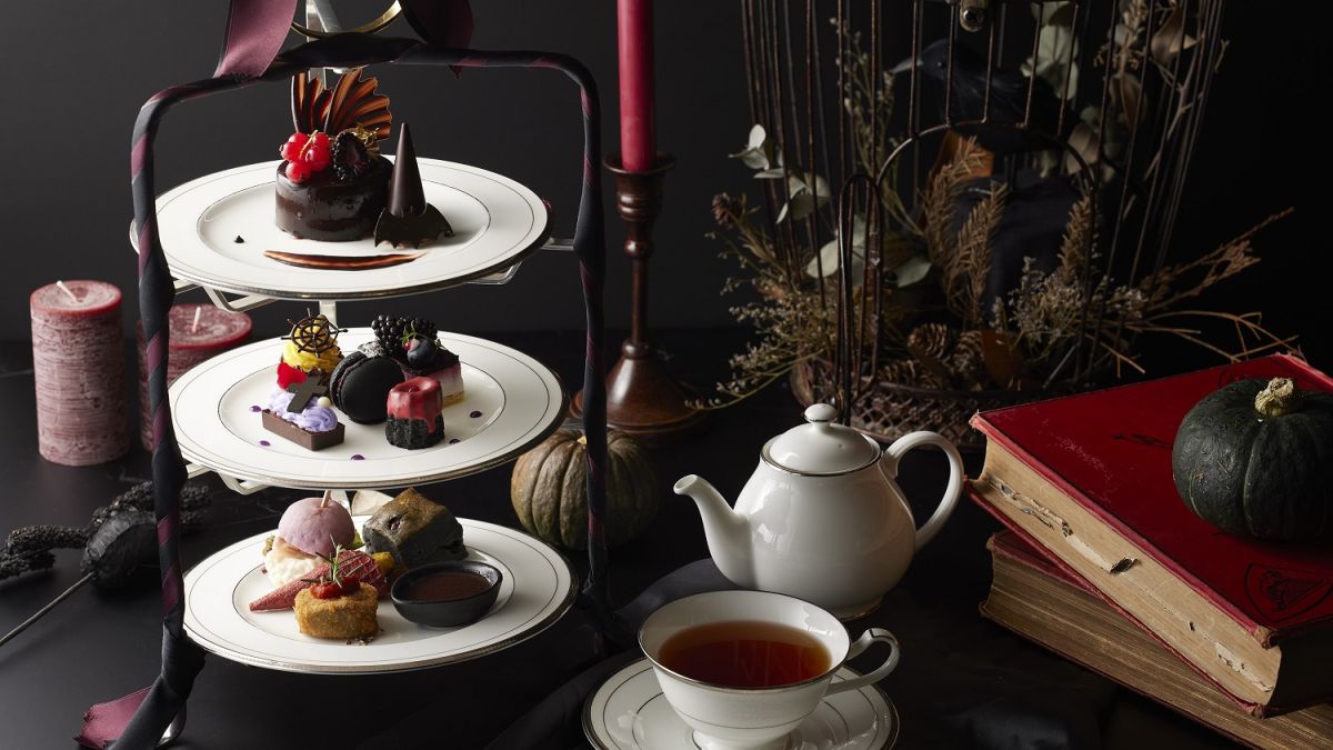 【グランドニッコー東京 台場】ダークな秋スイーツを堪能！「ハロウィン×ブラック アフタヌーンティーセット」