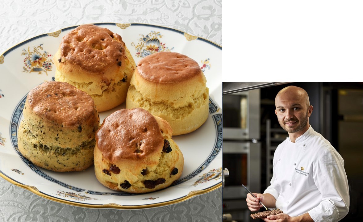 【Part1】＜ザ レインズボロウ＞奥：カカオウォルナッツ、左：アールグレイ カシス、手前：サルタナレーズン　右：プレーン　各357円