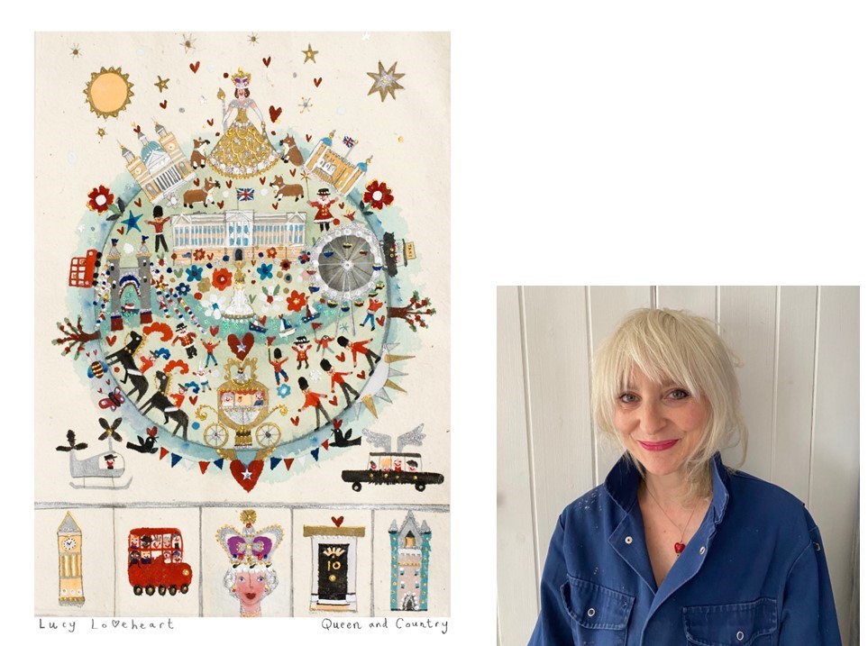 【Part2】＜ルーシーラブハート＞Queen_and_Country 版画　49,500円　