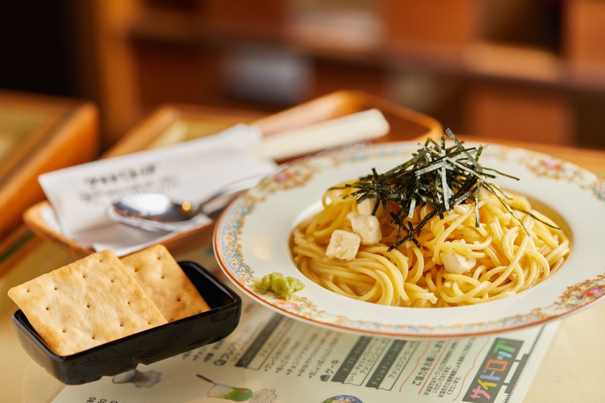 「本わさびとクリームチーズのスパゲティ」850円