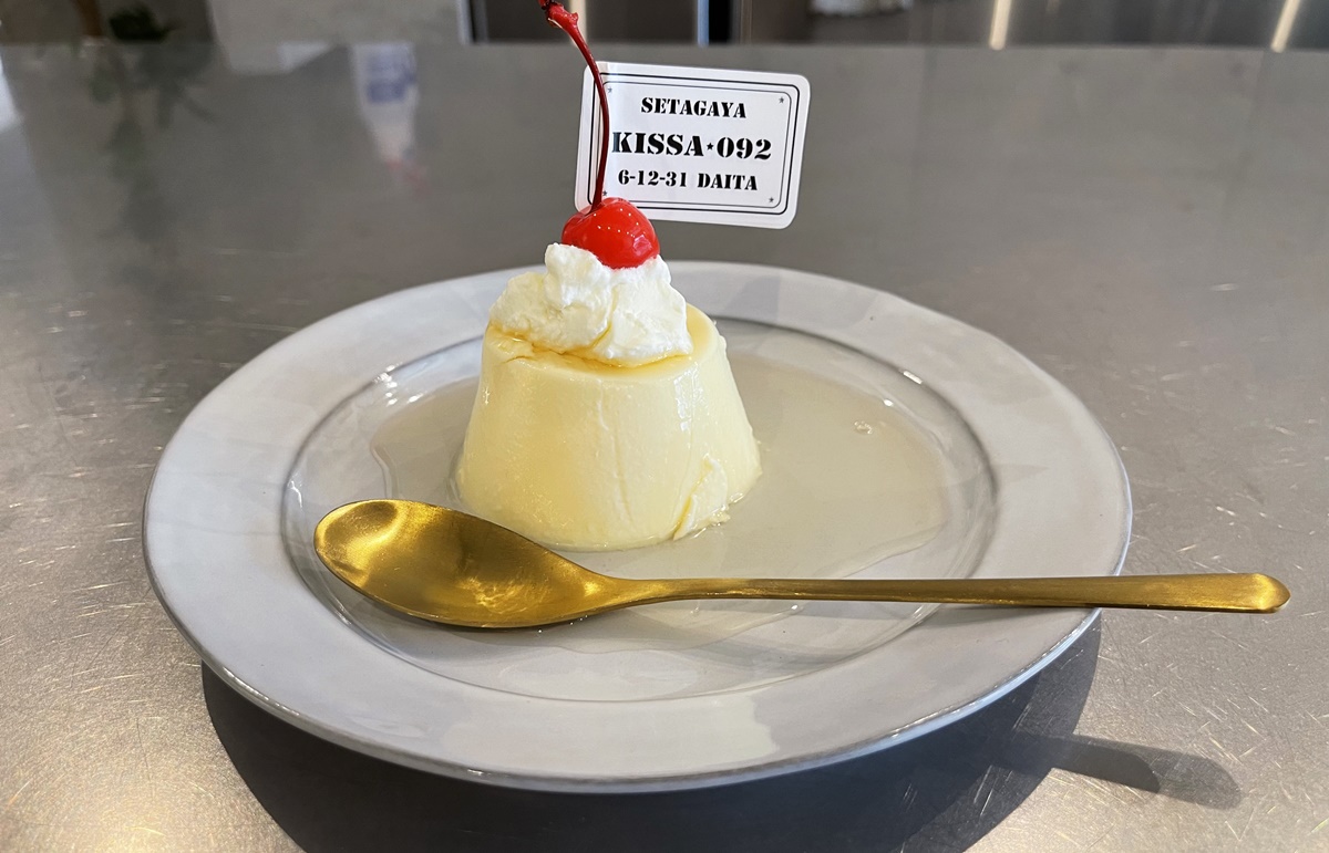 「白い喫茶プリン」730円