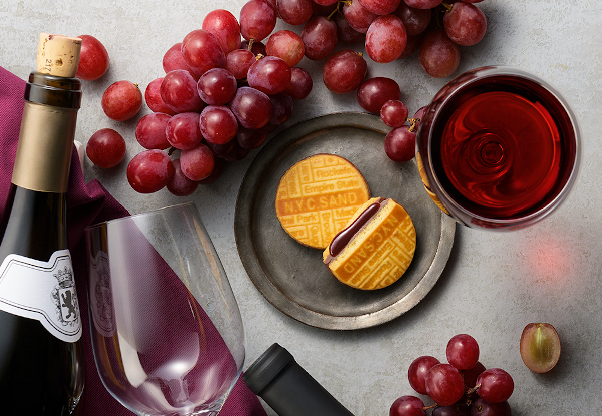 「N.Y.ワインキャラメルサンド」6個入り 1620円