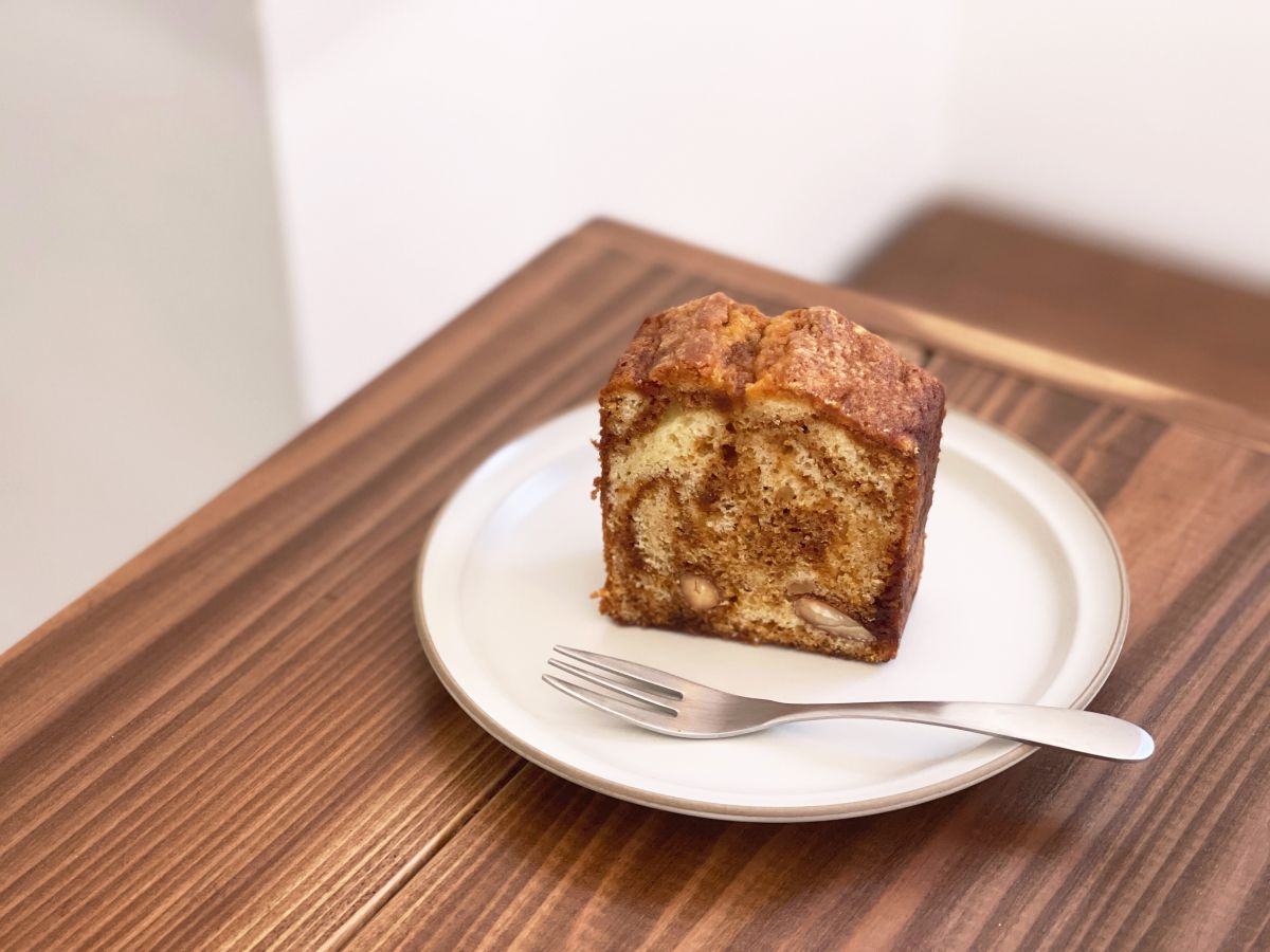 「ナッツとカラメルのパウンドケーキ」 410円