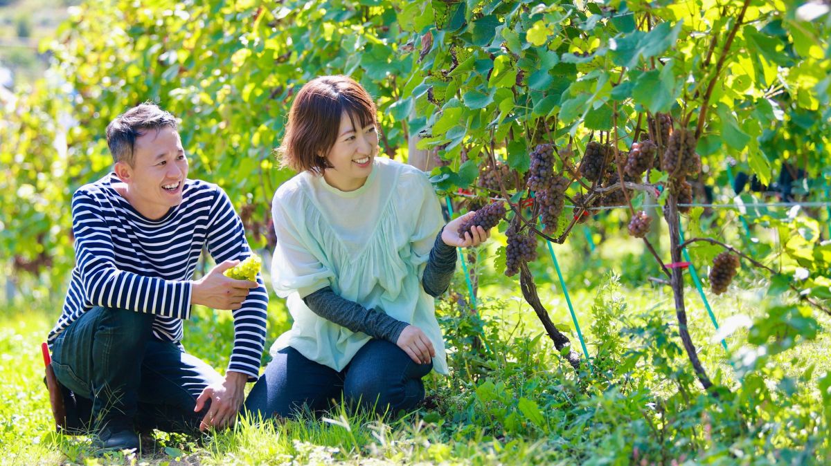 オサワイナリーのご夫婦