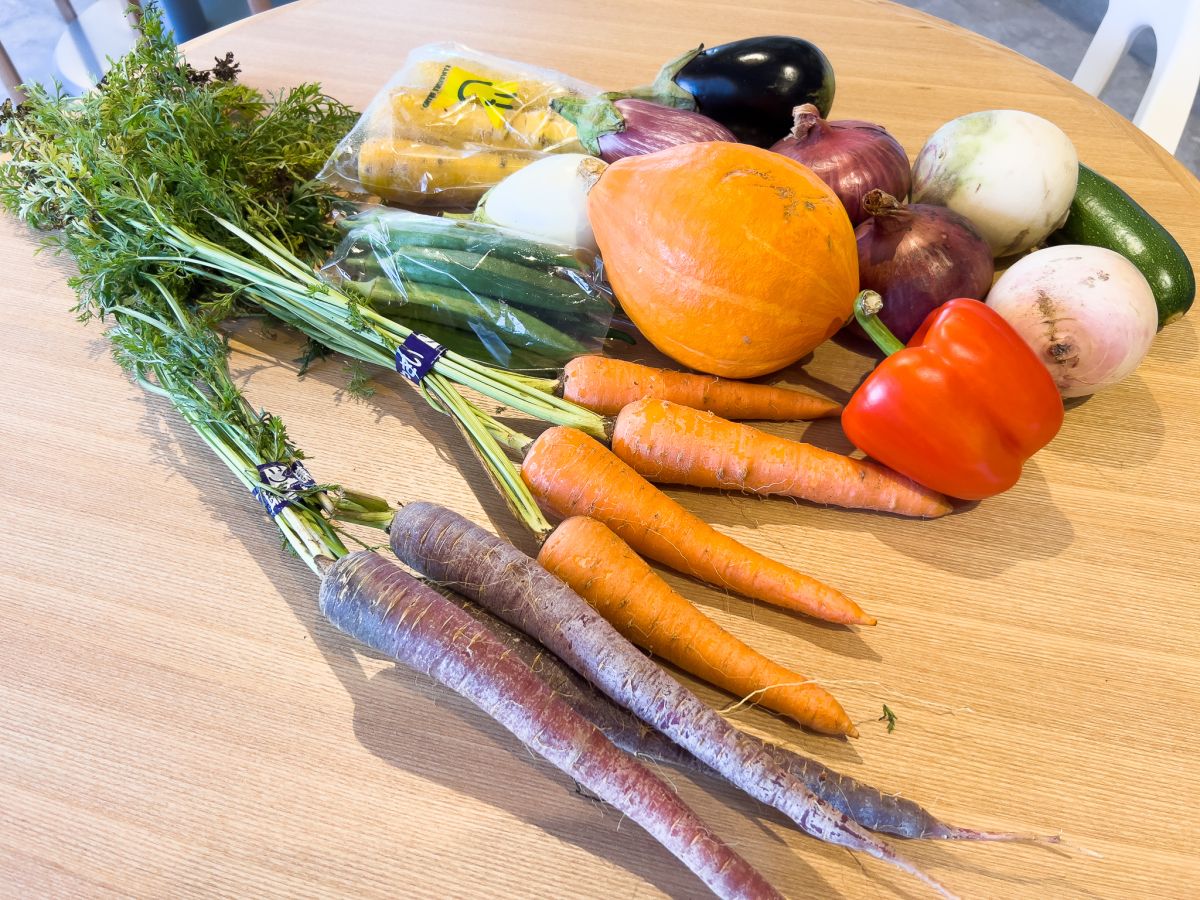 鎌倉野菜は色が濃く綺麗