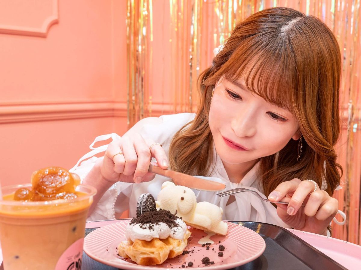 クマちゃんがかわいすぎて…どこから食べたらいいのか悩む～