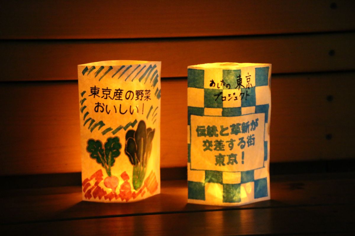 〈ランタン作りイメージ〉