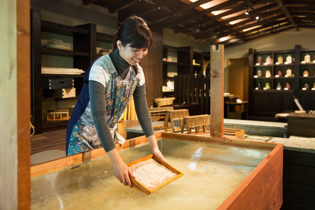 紙漉き体験