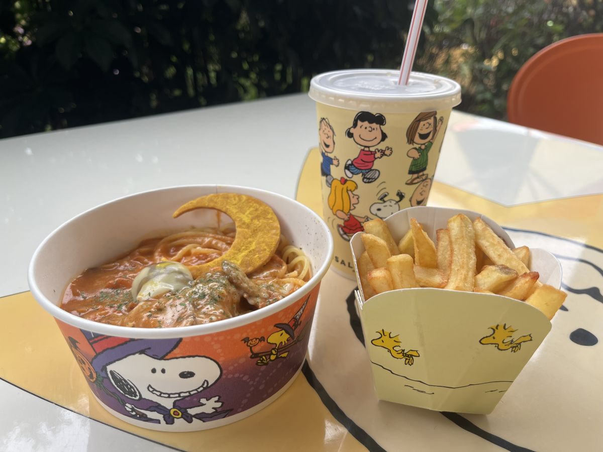 「ハロウィーン・トマトクリーム・スパゲティセット」1650円