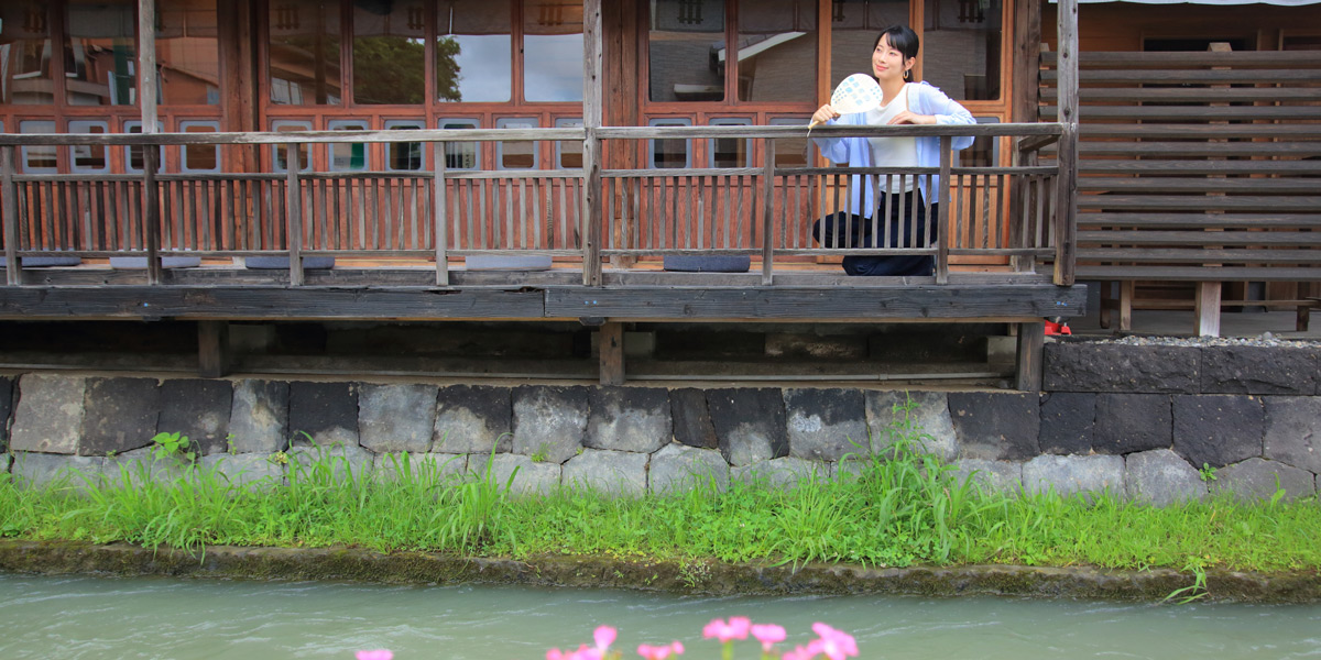 せせらぎが心地いい水郷を自転車で巡り、地元食材を使ったイタリアンを味わう旅。清流でSUP体験も！【NIPPONIA 甲佐 疏水の郷（熊本県 甲佐町）】