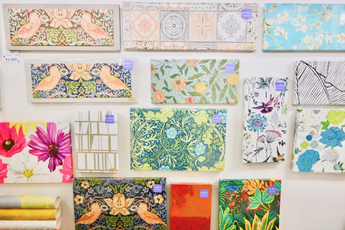 工房では完成されたアートパネルを購入することもできます