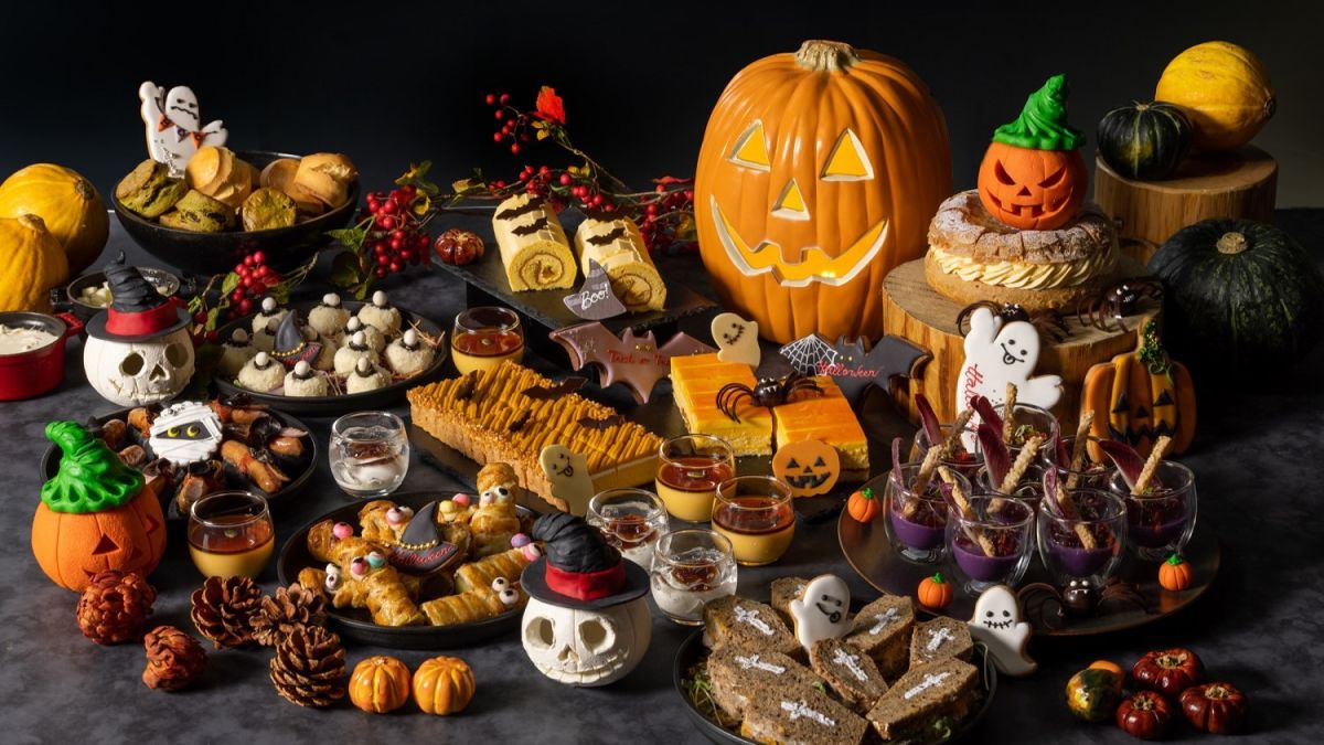 【グランド ハイアット 東京】キュートでちょいコワなメニューが勢揃い！「ハロウィン アフタヌーンティー ブッフェ」