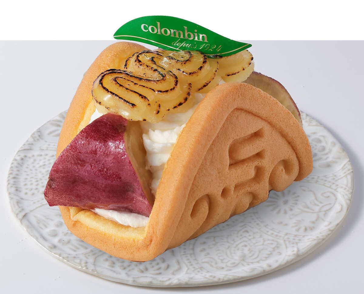 「ワッフルパレット鳴門金時」648円/コロンパン