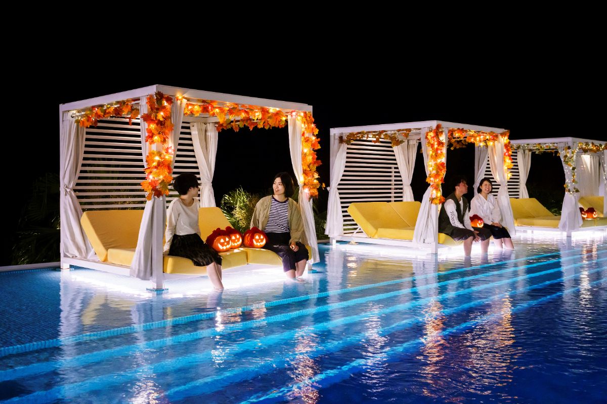 プールの装飾イメージ