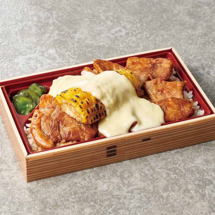 「秋の味覚＆チーズ豚丼」（１折）1728円/十勝清水　ドライブインいとう清水本店