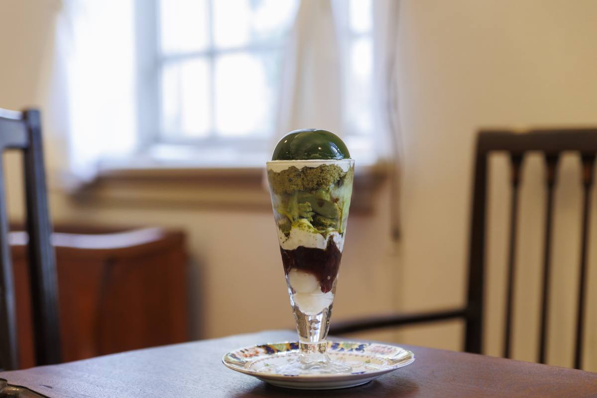 ぷるぷる抹茶パフェ1350円